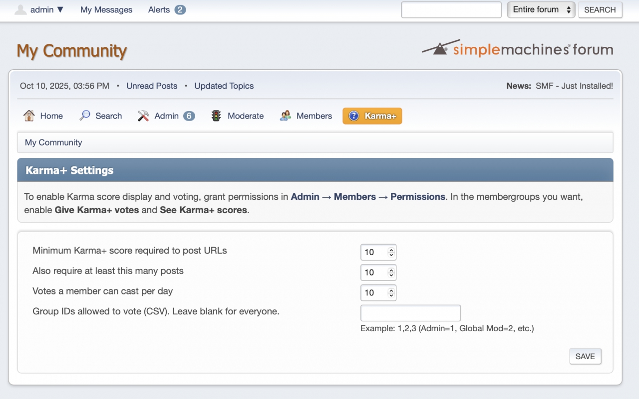 Bring Reputation Back to SMF: Introducing KarmaPlus for Simple Machines Forum 2.1