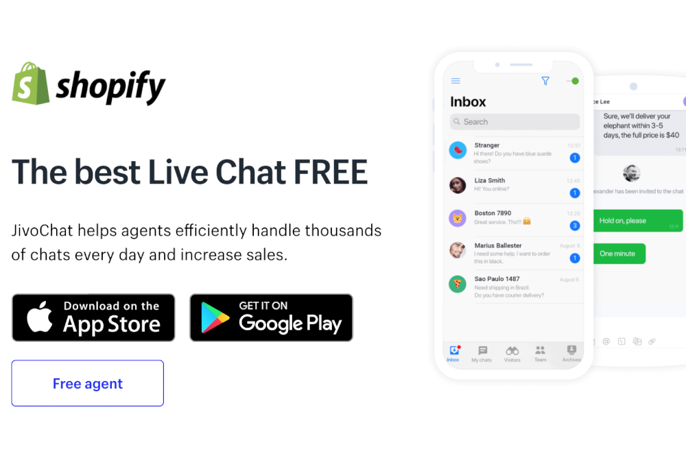 Shopify Live Chat with facebook, telegram, viber and more
