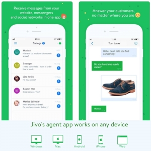 JivoChat live chat Agent PrestaShop integration