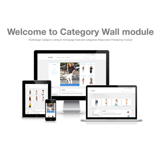 PrestaShop Category Wall Module