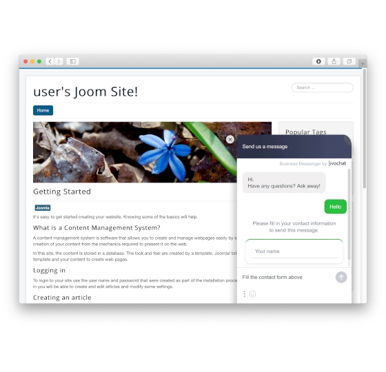 live chat plugin for joomla