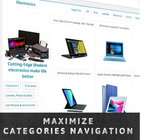 MAX Category Prestashop Navigation (AliExpress)