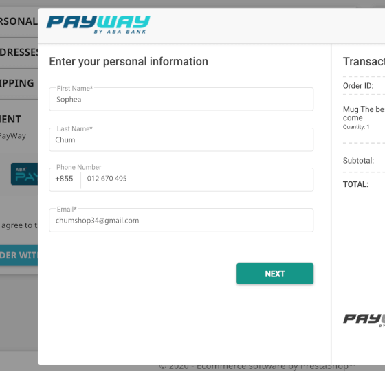 PayWay Plugin prestashop